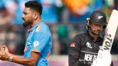 বিশ্বকাপ সেমিফাইনালে ভারত ও নিউজিল্যান্ড মুখোমুখি হচ্ছে মুম্বাইয়ের ওয়াংখেডে স্টেডিয়ামে