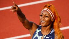 Sha'Carri Richardson won the 100m at the US trials in Oregon in June