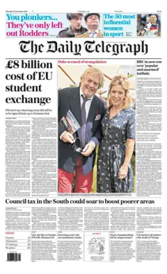 The headline on the front page of the Daily Telegraph read:
