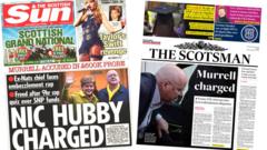 Scotland's papers: Former SNP chief charged by police