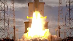 Moment Ariane-6 rocket blasts into space on first flight