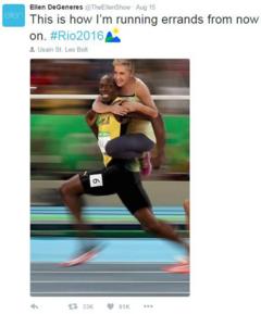 usain degeneres avoir following broma racismo tuit