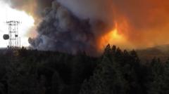 Firenado spotted after huge California park fire