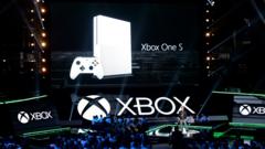 Microsoft's Xbox One S game console announcement at E3