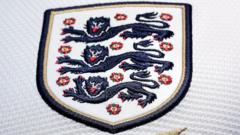 England national football team's three lions badge