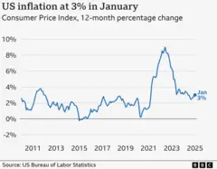 A schedule that shows us inflation since 2011. In June 2022, the rate reached the maximum by 9.1%, but up to 3% to 3% by January 2025.