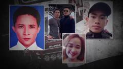 Photo montage of missing Vietnamese
