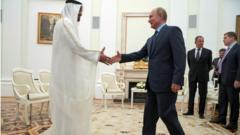 بوتين وحاكم الإمارات