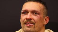 Emotional Usyk breaks down in tears over late father