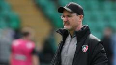 Leicester head coach McKellar leaves by mutual consent