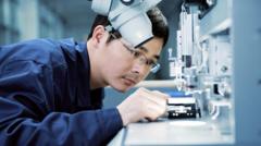 Trabajador en laboratorio