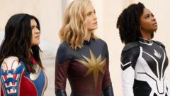 Las tres protagonistas de Marvels