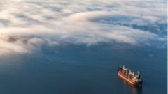 ship at sea