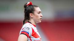 St Helens thump Featherstone to go top of the table