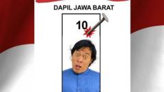 Perolehan Komeng: tembus satu juta suara di pemilihan DPD Jawa Barat - kenapa publik terpincut memilih artis di surat suara?