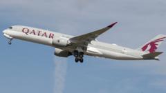 Indege ya kompanyi Qatar Airways