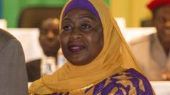 Samia Suluhu Hassan in October 2015