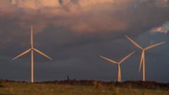 Wind farm in New South Wales, Australia