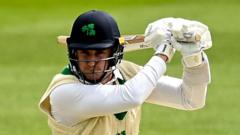 Irish gain lead over Zimbabwe at rain-hit Stormont