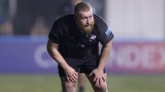 Northampton sign prop West from Saracens