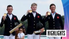 GB's team jumpers near-faultless to secure Olympic gold