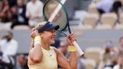 Andreeva, 17, becomes youngest Slam semi-finalist since 1997