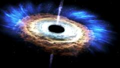 A black hole destroying a star