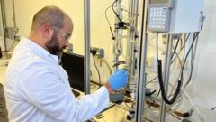 Sergio Lima en su laboratorio