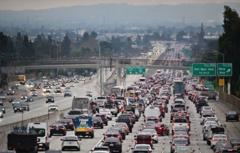 Una autopista de Los Ángeles