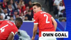 ‘Unfortunate’ – Wober own goal gives France the lead