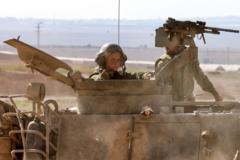 Gazze Şeridi yakınlarındaki bir İsrail askeri