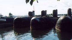 Submarinos soviéticos.