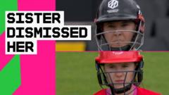 ‘Bragging rights’ – Sarah Bryce takes catch to remove sister Kathryn