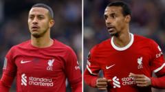 Thiago and Matip to leave Liverpool at end of season
