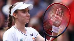 Favourite Rybakina 'born' for Wimbledon success
