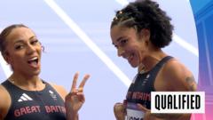 GB finish second to qualify for 4x400m final