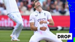 'Oh Jimmy!' - Anderson drops easy chance to seal England win