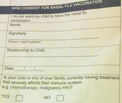 Apology over 'confusing' Newcastle flu vaccination form - BBC News