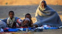 Nearly 50,000 have already crossed the border to neighbouring Sudan.