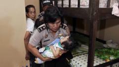 Indonesian police raiding orphanage near Jakarta over alleged abuse, 24 Feb 14