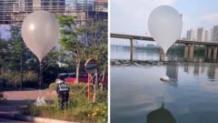 Perang propaganda Korsel dan Korut - Pyongyang kirim balon berisi sampah, Seoul setel musik K-Pop