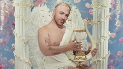 Sam Smith painting unveiled at National Portrait Gallery