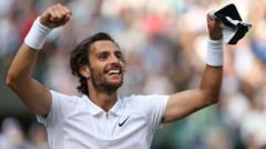 Tattoo-loving underdog aiming to stun Djokovic