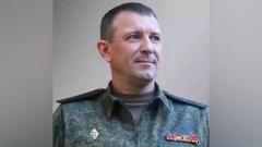 Russian general who complained about casualties held for fraud