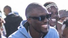 Botswana welcomes Tebogo home with stadium spectacular