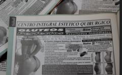 Yadira se enteró de que podía inyectarse biopolímeros en las nalgas por un anuncio en una revista.