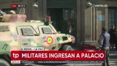 Soldiers storm Bolivian presidential palace in apparent coup attempt
