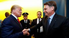 Trump e Bolsonaro na ONU