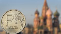 kremlin fonunda rus rublesi