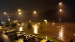 Northern Ireland floods: More than 100 people rescued - BBC News